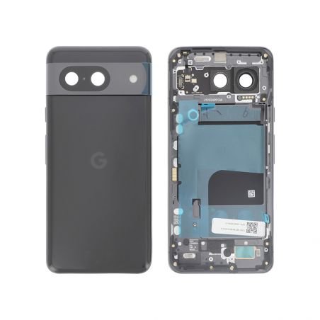 Coque arrière d'origine Google pour Pixel 8 Noire Volcanique
