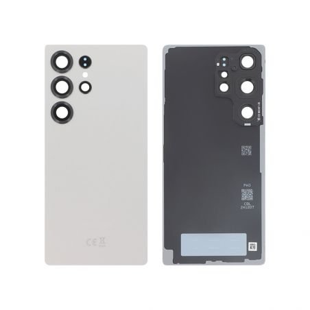 Vitre arrière d'origine Samsung pour Galaxy S25 UltraGris Titane