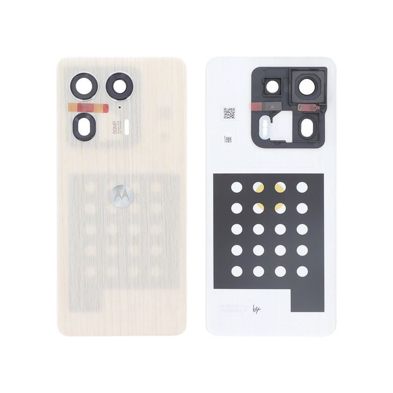 Vitre arrière d'origine Motorola pour Edge 50 Ultra Bois Nordique