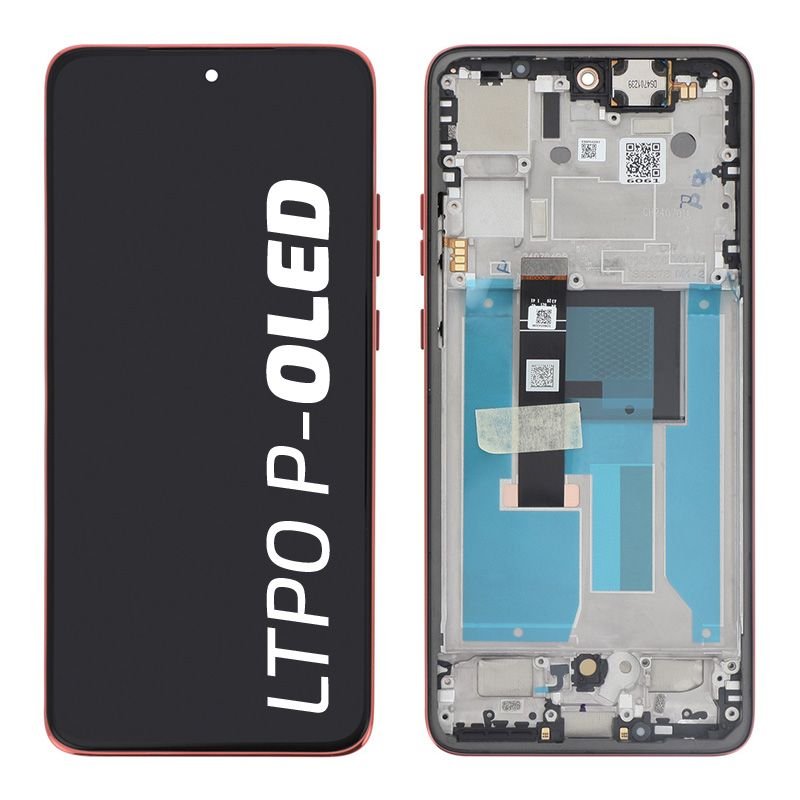 Bloc écran d'origine Motorola pour Edge 50 Neo Pantone Ponciana