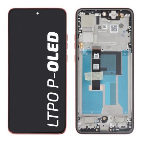 Bloc écran d'origine Motorola pour Edge 50 Neo Pantone Ponciana