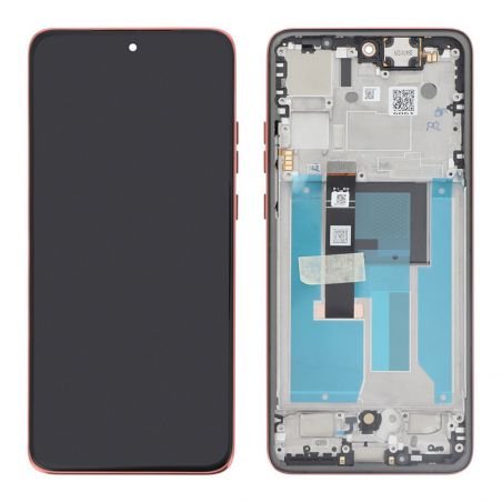 Bloc écran d'origine Motorola pour Edge 50 Neo Pantone Ponciana