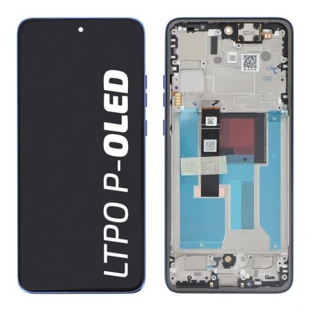 Bloc écran d'origine Motorola pour Edge 50 Neo Nautical Blue