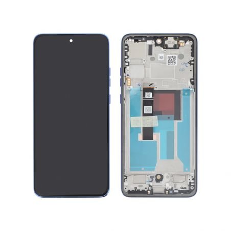 Bloc écran d'origine Motorola pour Edge 50 Neo Nautical Blue