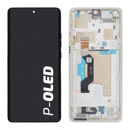 Bloc écran d'origine Motorola pour Edge 50 Ultra Bleu nordique