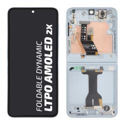 Bloc écran complet intérieur d'origine Samsung pour Galaxy Z Flip6 Bleu