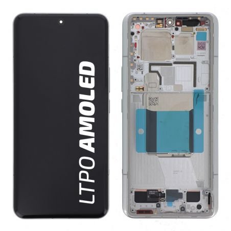 Bloc écran d'origine avec châssis blanc pour Xiaomi 14 Ultra