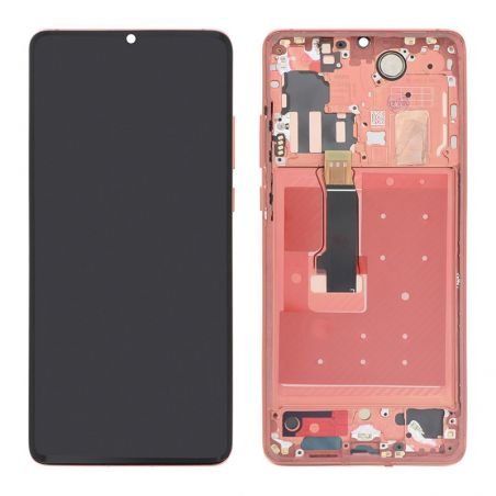 Bloc écran complet avec châssis pour Huawei P30 Pro - Orange