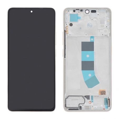 Bloc écran compatible OLED avec châssis pour Redmi Note 13 4G - Jaune