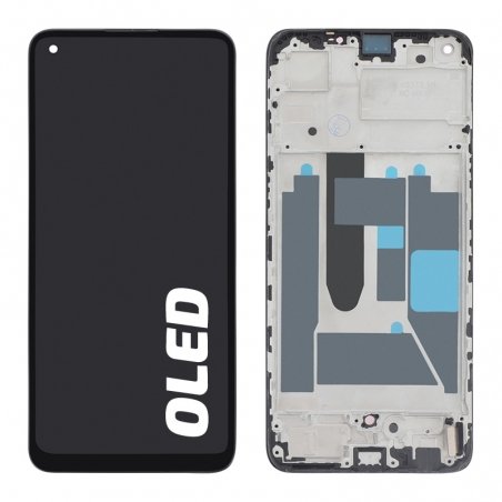 Bloc écran OLED avec châssis compatible pour Realme 9 4G photo 1