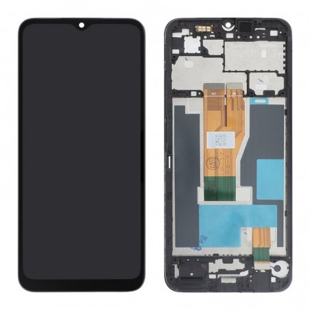 Bloc écran OLED avec châssis compatible pour Realme C33 photo 2
