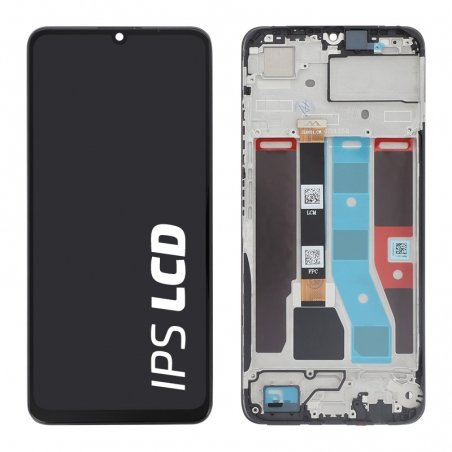 Bloc écran OLED avec châssis compatible pour Realme Note 50 photo 1