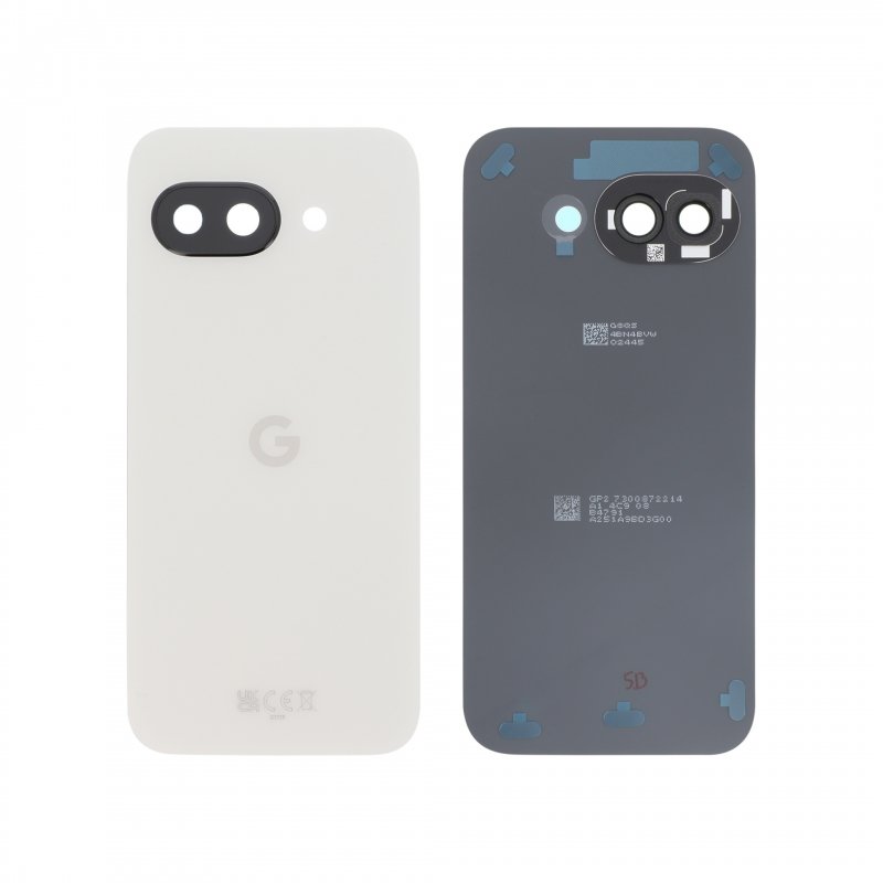 Vitre arrière d'origine pour Google Pixel 9A - Blanc porcelaine photo