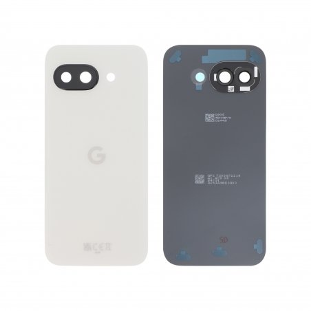 Vitre arrière d'origine pour Google Pixel 9A - Blanc porcelaine photo