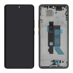 Bloc écran d'origine pré-monté sur châssis pour Xiaomi Redmi Note 14 Pro 5G Noir photo 2