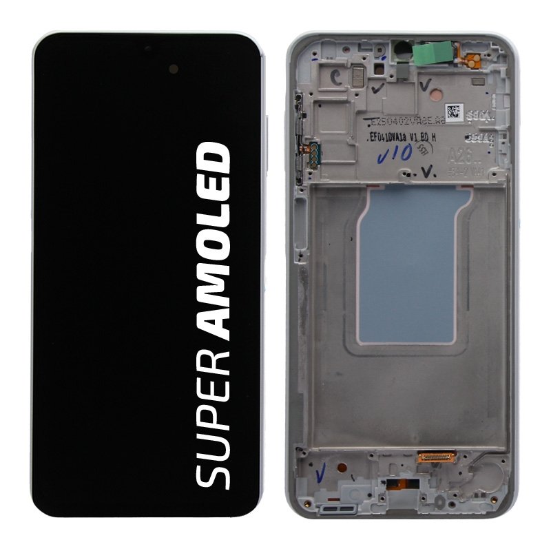 Bloc écran Blanc monté sur châssis pour Samsung Galaxy A26 5G photo 1