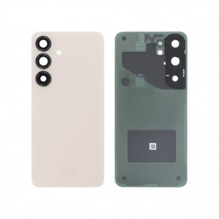 Vitre arrière d'origine Or Rose pour Samsung Galaxy S25 photo