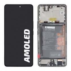 Bloc écran avec batterie d\'origine Honor pour Magic 7 Lite Titanium Black photo 1