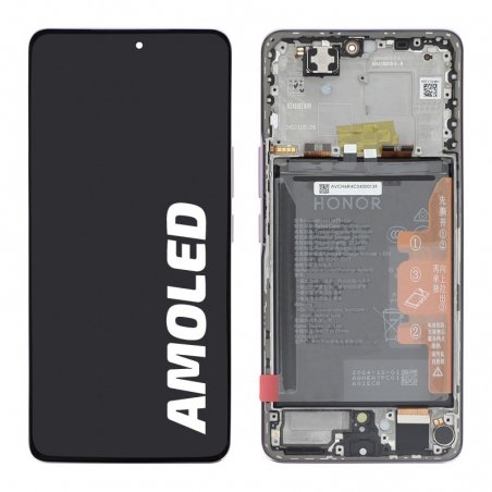 Bloc écran avec batterie d\'origine Honor pour Magic 7 Lite Purple photo 1