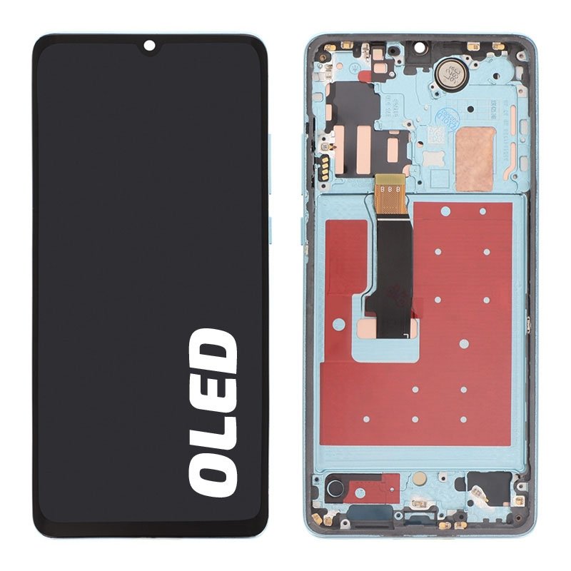 Bloc écran OLED complet avec châssis pour Huawei P30 Pro - Aurora photo 1