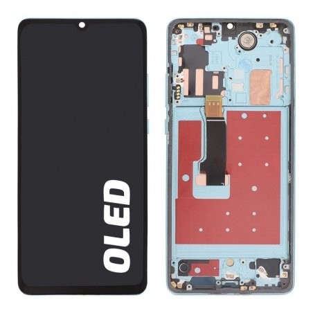 Bloc écran OLED complet avec châssis pour Huawei P30 Pro - Aurora photo 1