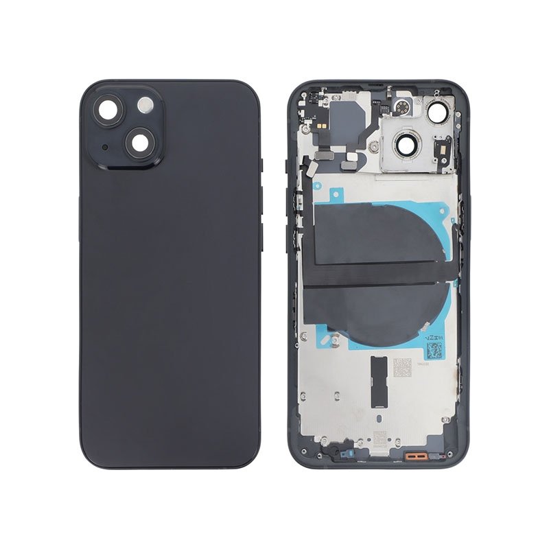 Coque arrière prémontée pour iPhone 13 Minuit photo 1