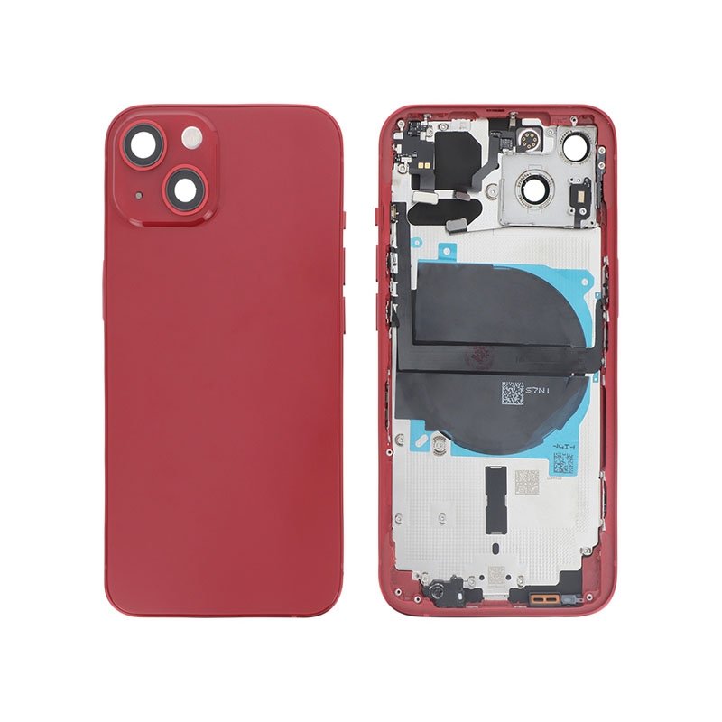Coque arrière prémontée pour iPhone 13 Rouge photo 1