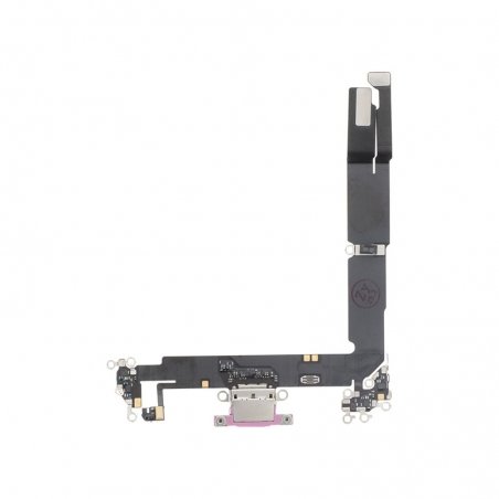 Connecteur de charge compatible pour iPhone 16 Plus Rose photo 1