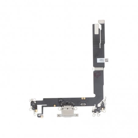Connecteur de charge compatible pour iPhone 16 Plus Blanc photo 1
