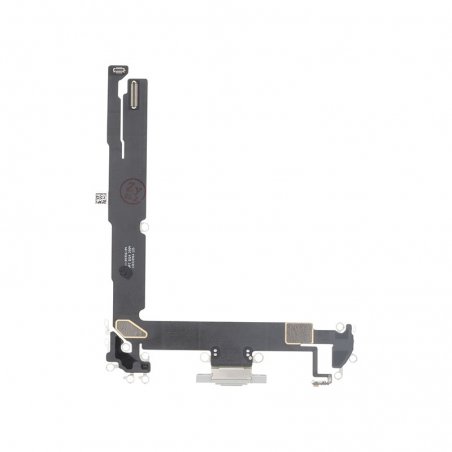 Connecteur de charge compatible pour iPhone 16 Plus Blanc photo 2