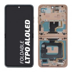 Bloc écran d\'origine Motorola pour Razr 50 Ultra Pêche photo 1