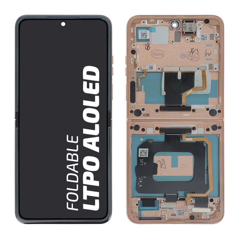 Bloc écran d\'origine Motorola pour Razr 50 Ultra Pêche photo 1