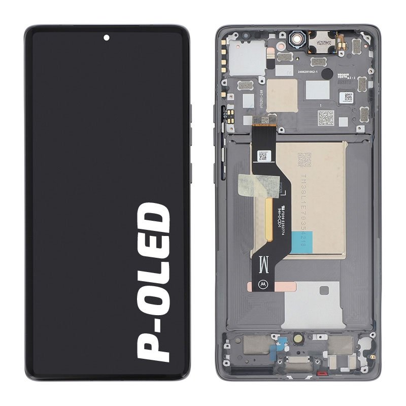 Bloc écran d\'origine Motorola pour Edge 50 Gris Koala photo 1