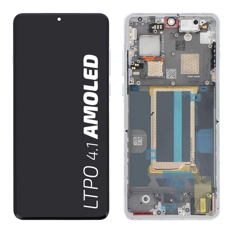 Bloc écran d\'origine avec châssis pour Oneplus 13 Bleu Blanc photo 1