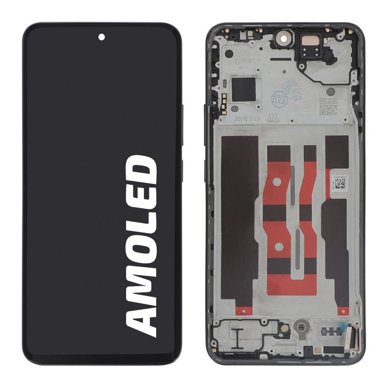 Bloc écran reconditionné pour Oppo Reno 12 5G Noir photo 1