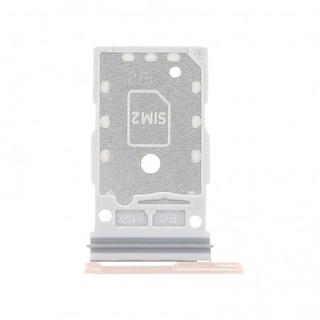 Rack SIM d\'origine Samsung pour Galaxy S25/S25+ Or Rose photo 2