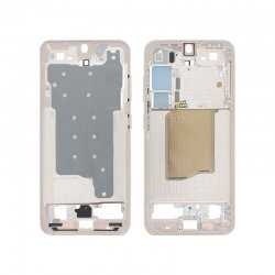 Châssis central d\'origine Samsung pour Galaxy S25 Or Rose photo 1