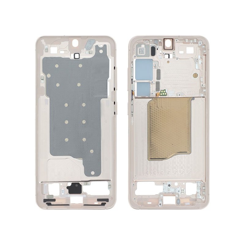 Châssis central d\'origine Samsung pour Galaxy S25 Or Rose photo 1