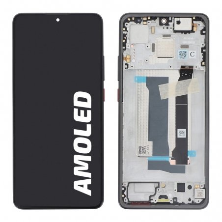 Bloc écran d\'origine Xiaomi pour Poco X7 Pro Rouge photo 1