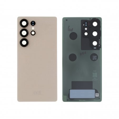 Vitre arrière d'origine Or Rose Titane pour Samsung Galaxy S25 Ultra photo