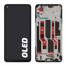 Ecran OLED complet avec châssis Oppo Reno 8 Lite 5G - Noir photo 1