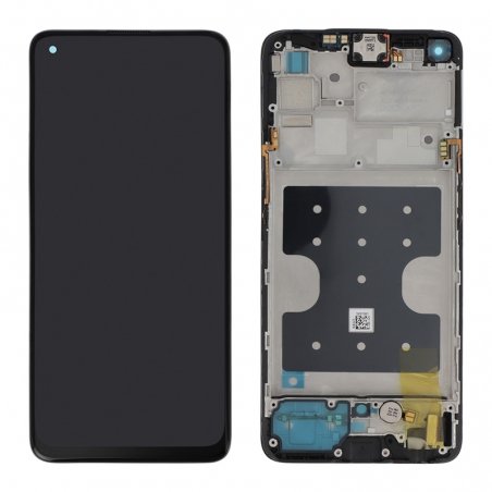 Bloc écran d\'origine prémonté sur châssis pour Realme 7 Pro Noir - photo 2