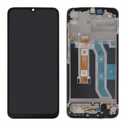 Bloc écran d\'origine prémonté sur châssis pour Realme C25Y Noir - photo 2