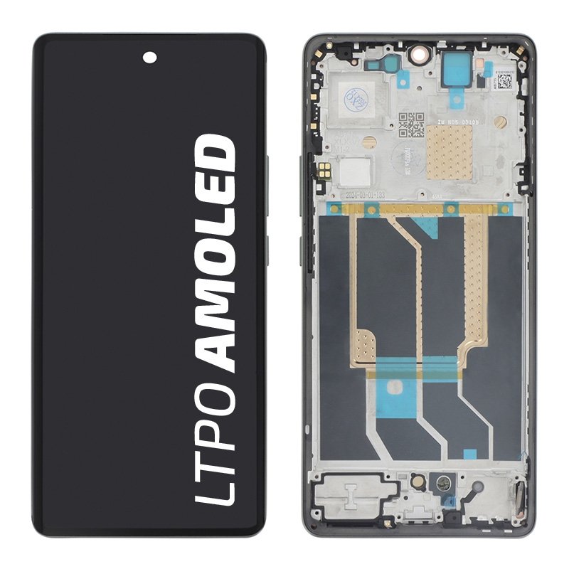 Bloc écran d\'origine reconditionné pour Realme GT 6T noir photo 1