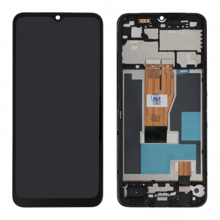 Ecran avec châssis pour Realme Narzo 50i Prime 