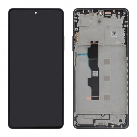 Bloc écran d'origine avec châssis graphite pour Xiaomi Redmi note 13 5G photo 2