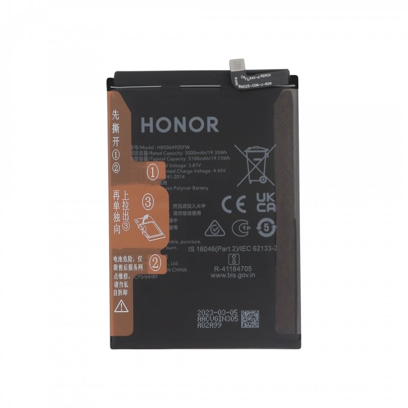Batterie d'origine pour Honor Magic5 Lite photo 1