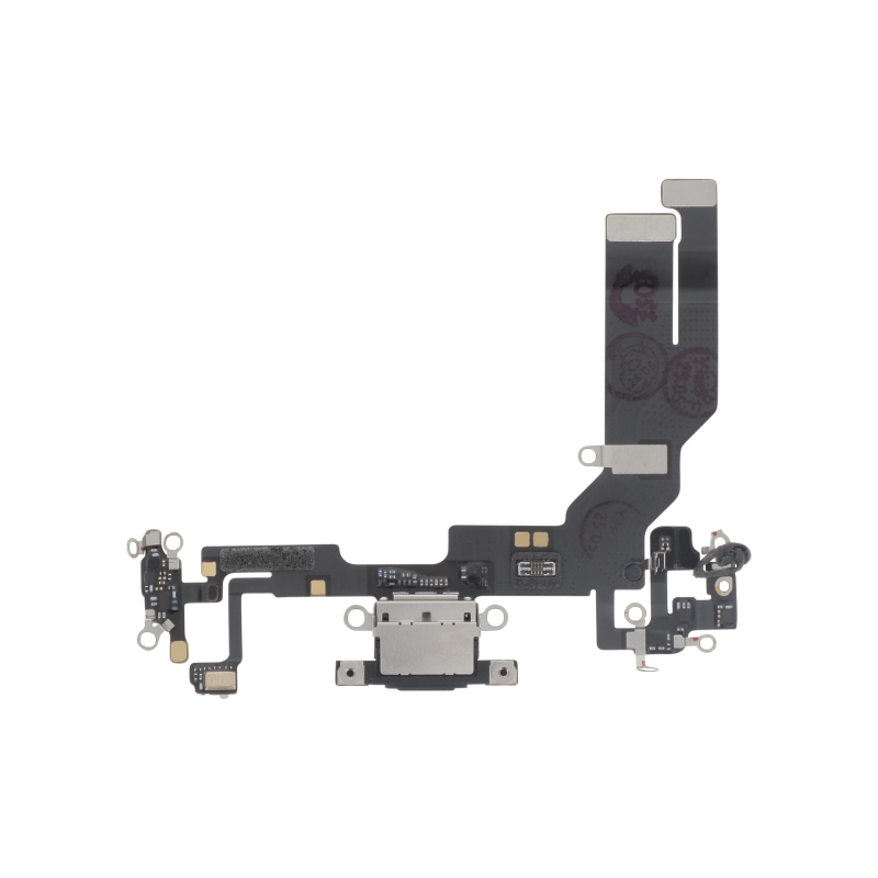 Connecteur de charge noir d\'origine reconditionné pour iPhone 16e photo 1