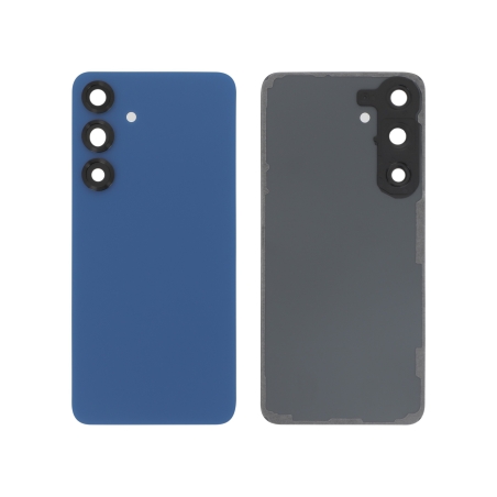 Vitre arrière compatible pour Samsung Galaxy S25+ Bleu Nuit photo 1