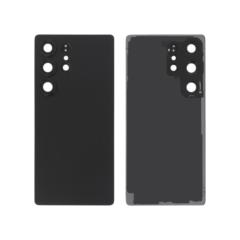 Vitre arrière compatible pour Samsung Galaxy S25 Ultra Noir de Jais photo 1
